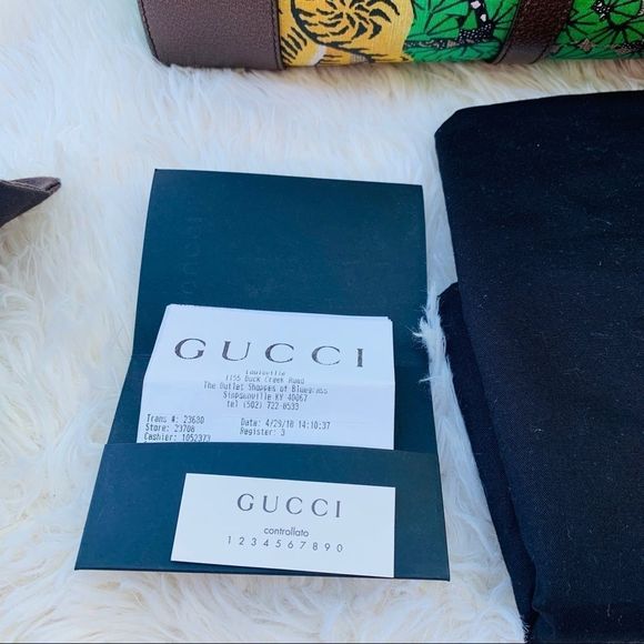 GUCCI Rare & Sold out GG Supreme Bengal Tiger - Picture 16 of 16
